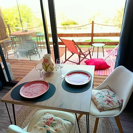 Le Sunset -tiny House Equipee Superbe Vue &jacuzzi -proche Honfleur &deauville- Calme Confort Wifi * Saint-Leger-Sur-Bonneville