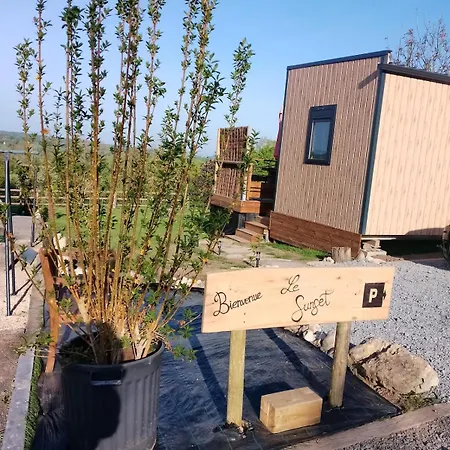 Le Sunset -tiny House Equipee Superbe Vue &jacuzzi -proche Honfleur &deauville- Calme Confort Wifi Saint-Leger-Sur-Bonneville