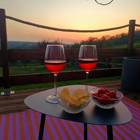 Le Sunset -tiny House Equipee Superbe Vue &jacuzzi -proche Honfleur &deauville- Calme Confort Wifi *
